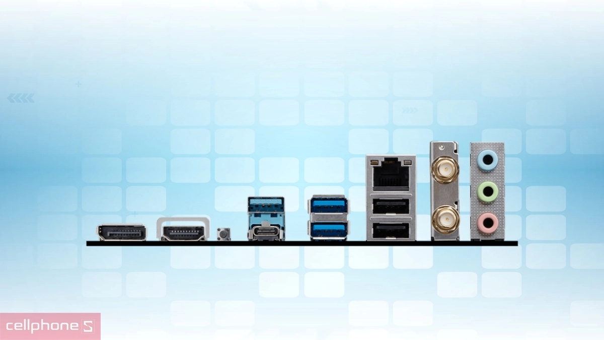 Hệ thống kết nối Mainboard MSI B650M Gaming Wifi DDR5