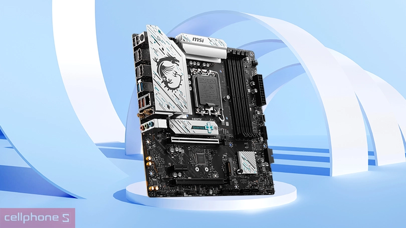 Thiết kế mainboard MSI B760M Gaming Plus Wifi DDR5