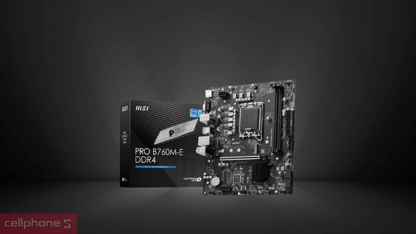 Mainboard MSI Pro B760M-E DDR4 - Hiệu năng tốt, đáng tin cậy