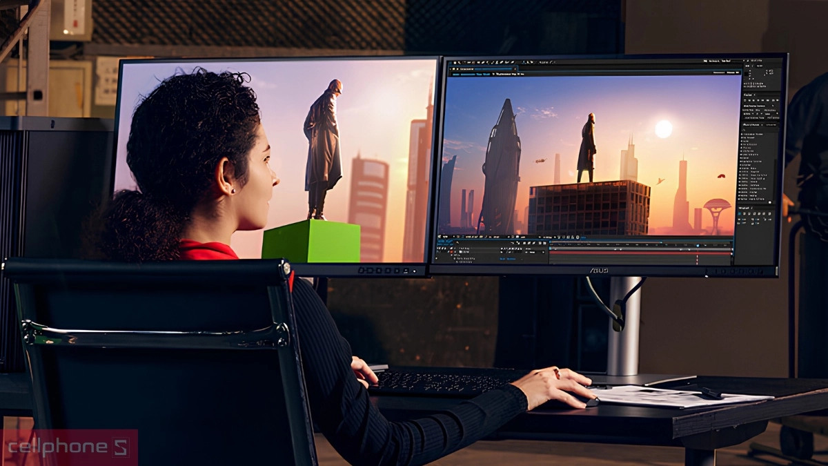 Thiết kế màn hình ASUS ProArt PA249CGV 24 inch