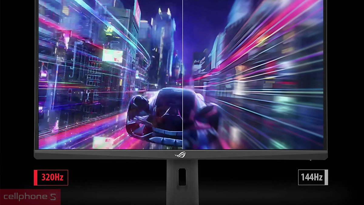 Chất lượng hiển thị trên màn hình ASUS ROG Strix XG27ACMS 27 inch