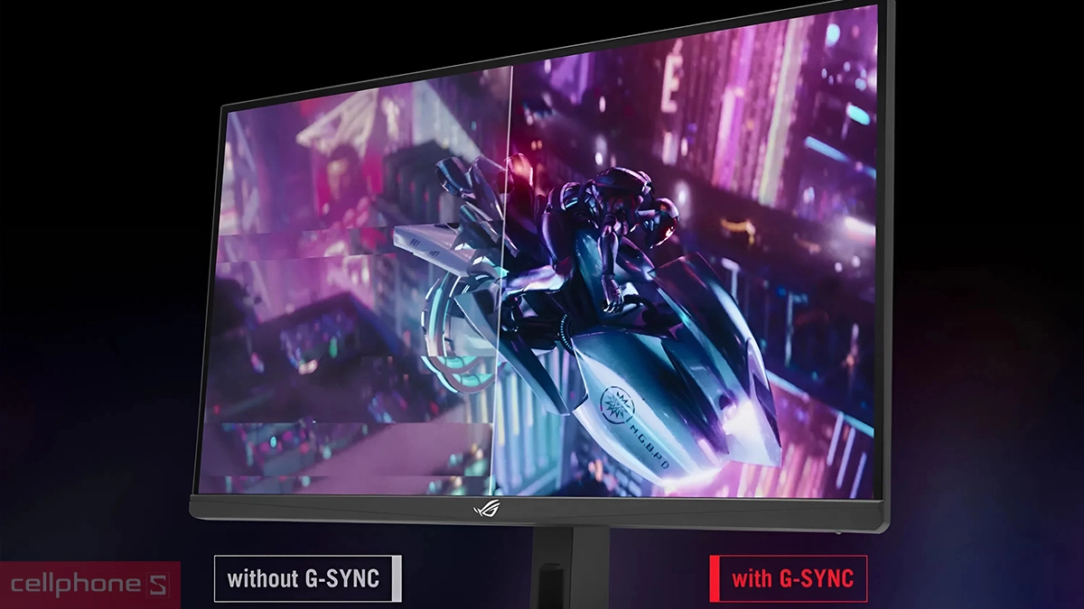 Thiết kế màn hình ASUS ROG Strix XG27ACMS 27 inch