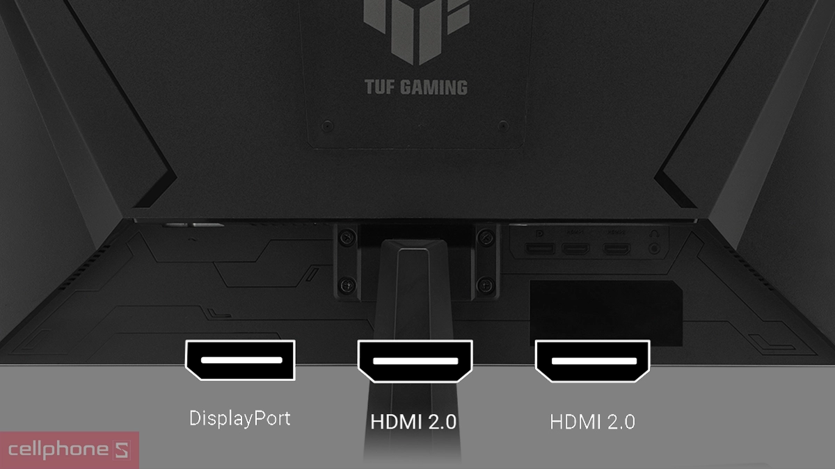 Cổng kết nối Màn hình Gaming ASUS TUF VG279QM5A 27 inch