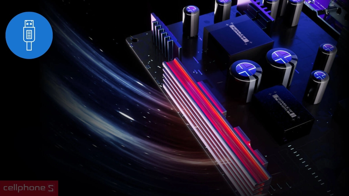 Cổng kết nối màn hình Asus Rog Swift OLED PG32UCDMR 32 inch