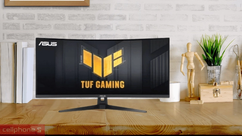 Cổng kết nối màn hình cong Gaming Asus TUF VG34VQ3B 34 inch