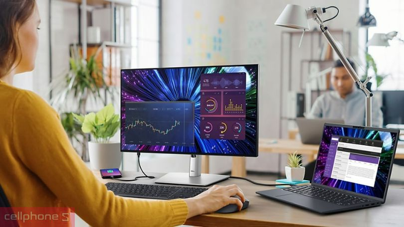 Cổng kết nối màn hình Dell U2424HE 24 inch