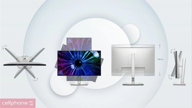 Thiết kế màn hình Dell U2424HE 24 inch