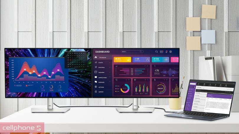 Thiết kế màn hình Dell U2424HE 24 inch