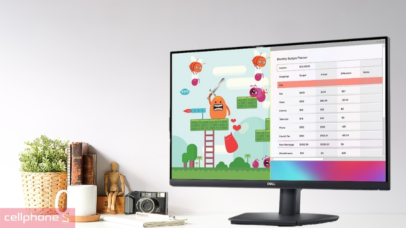 Màn hình Dell SE2723DS 27 - Thiết kế linh hoạt cùng công nghệ hình ảnh tiên tiến
