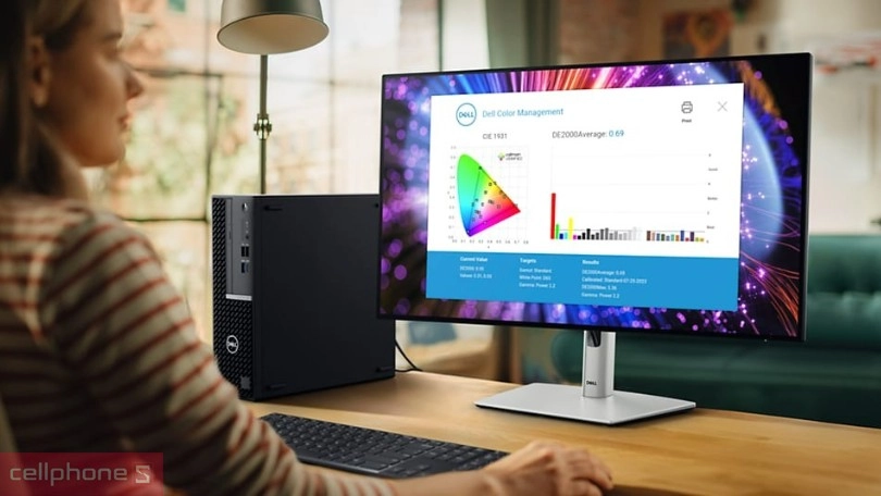 Thiết kế màn hình Dell Ultrasharp U2724DE 27 inch