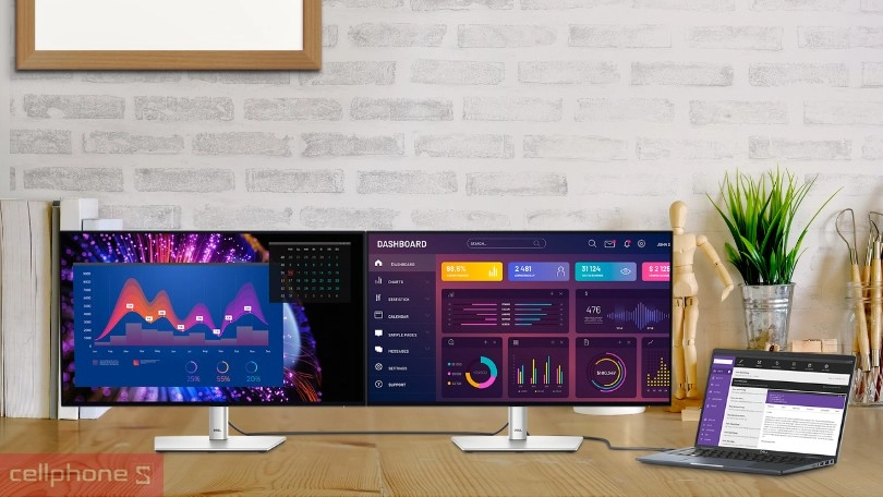 Cổng kết nối màn hình Dell Ultrasharp U2724DE 27 inch