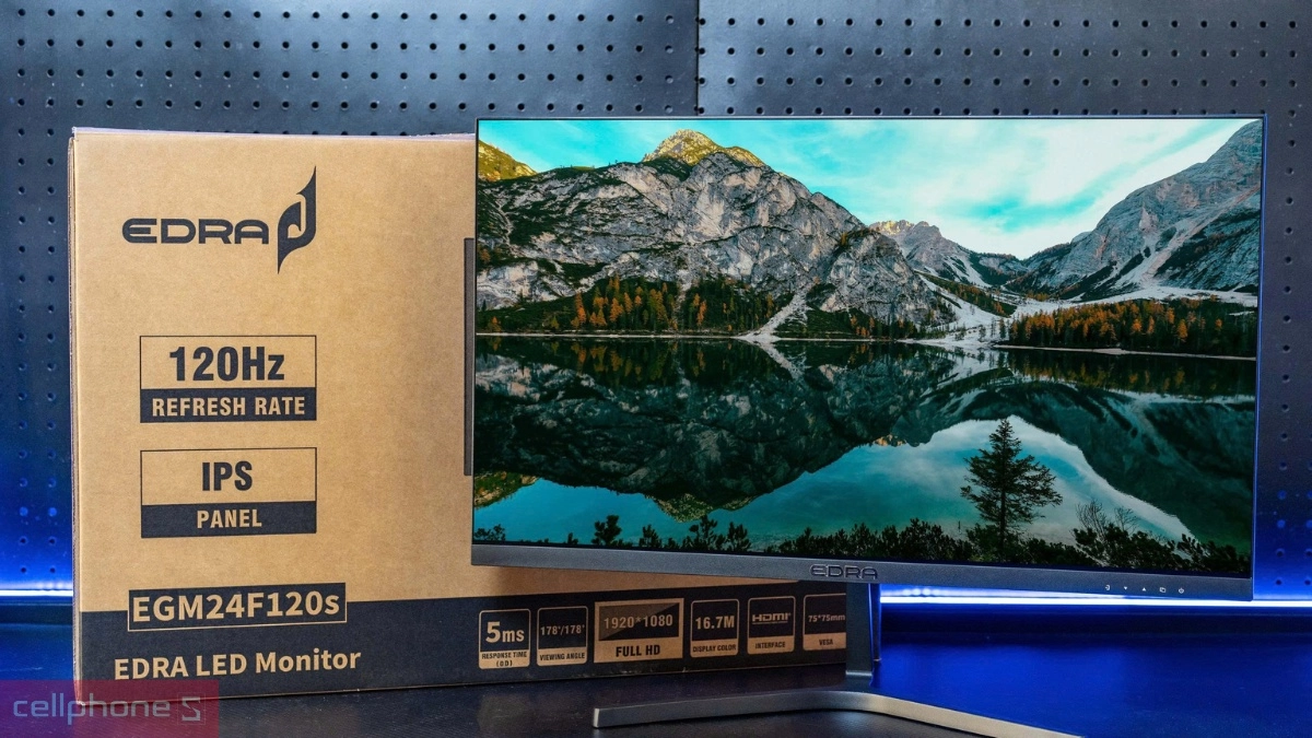 Màu sắc hiển thị màn hình E-DRA EGM24F120S 24 inch