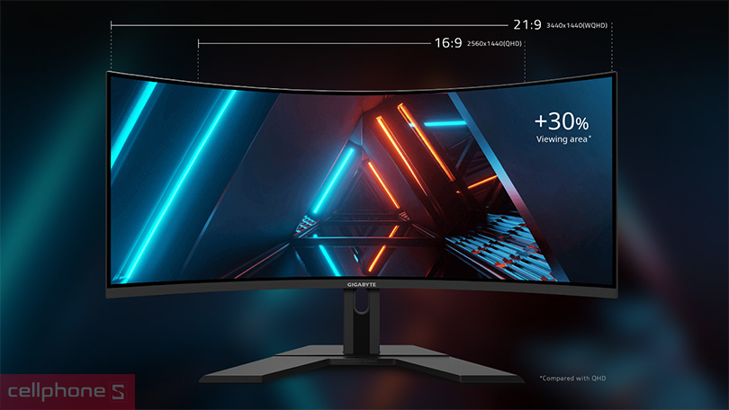 Màn hình cong gaming Gigabyte G34WQC A 34 inch - Sự lựa chọn hoàn hảo cho game thủ