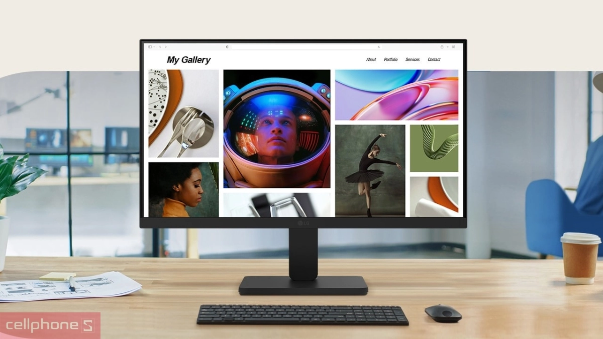 Chất lượng hiển thị màn hình LG 22U401A-B 22 inch