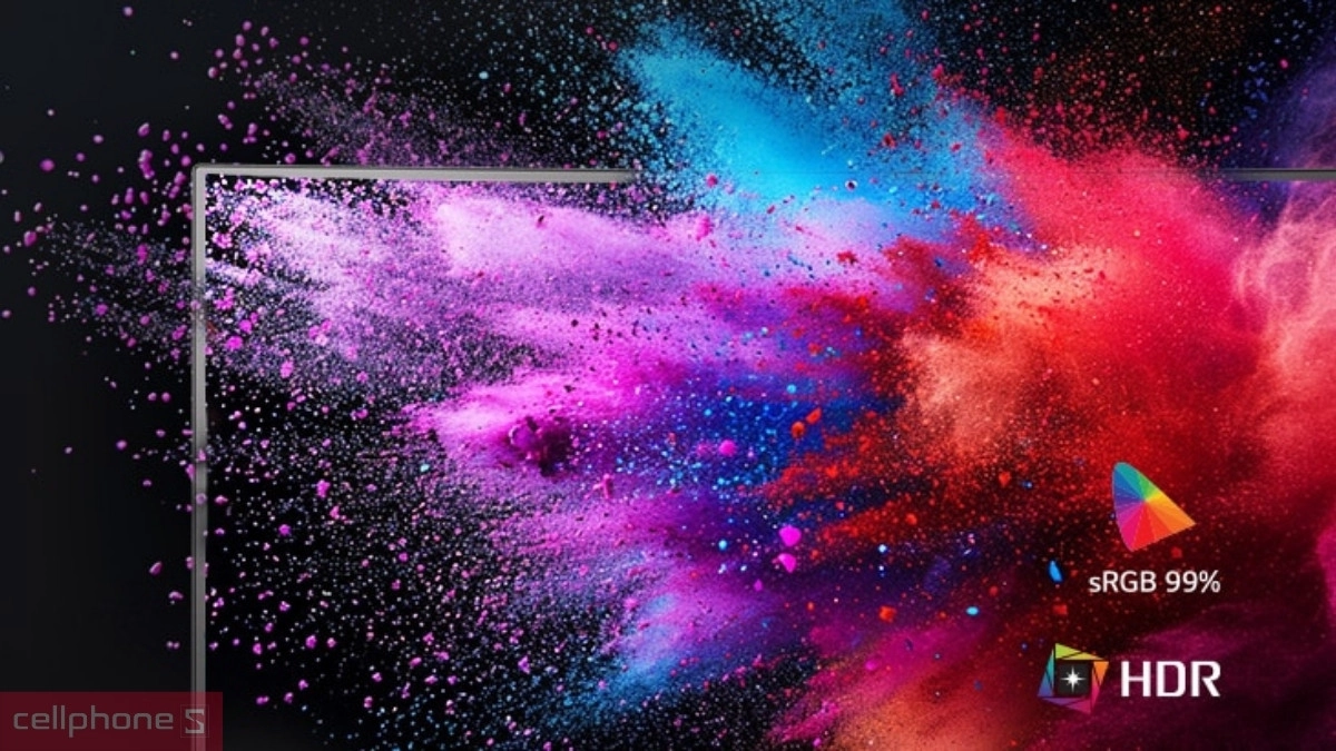 Thiết kế thanh mảnh, điều chỉnh góc nghiêng dễ dàng