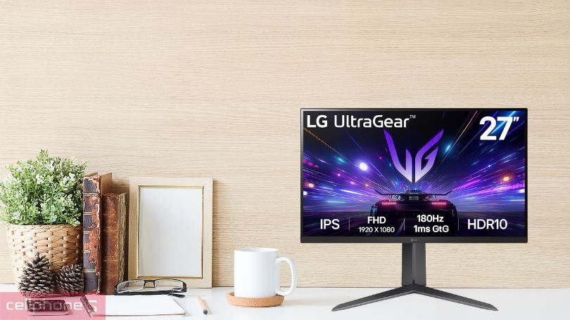 Cổng kết nối màn hình gaming LG UltraGear 27GS65F-B 27 inch