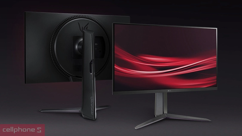 Thiết kế màn hình gaming LG UltraGear 27GS65F-B 27 inch