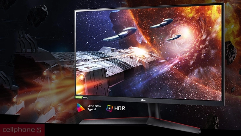 Màn hình Gaming LG UltraGear 27GN60R 27 inch - Chuyển động mượt mà, màu sắc trung thực