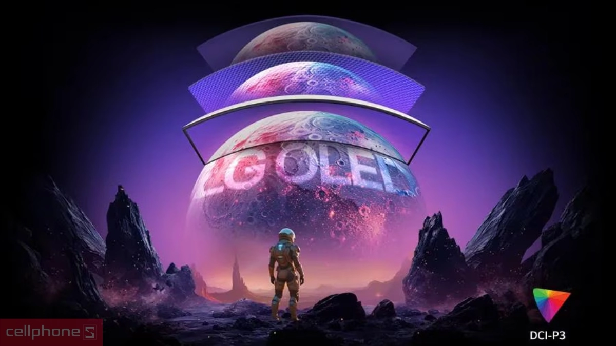 Công nghệ hiển thị OLED với dải màu DCI-P3 98.5%