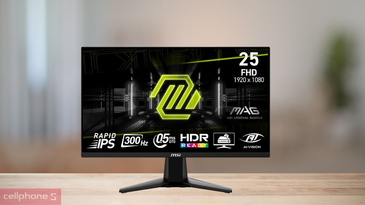 Khả năng hiển thị trên màn hình MSI MAG 255XF 25 inch 