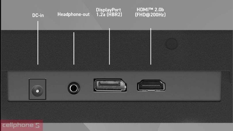 Cổng kết nối màn hình Gaming MSI MAG 274F 27 inch