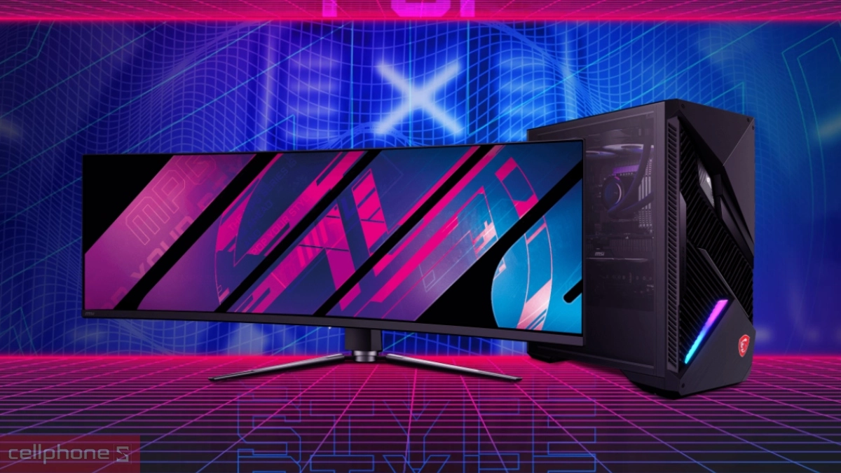 Màn hình cong 1800R siêu lớn 49 inch