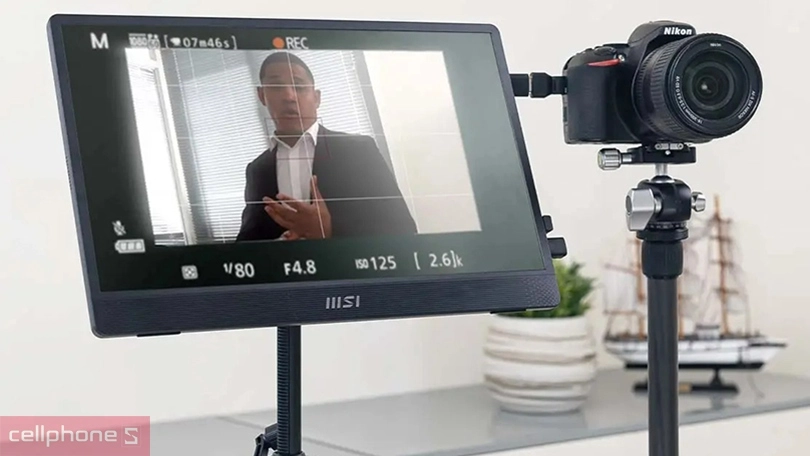 Thiết kế màn hình MSI Pro MP161 E2 15.6 inch