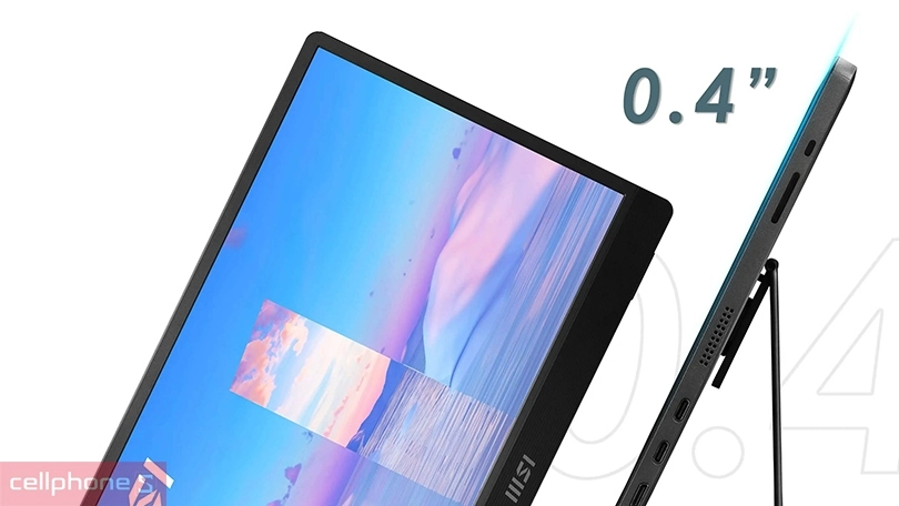 Màn hình MSI Pro MP161 E2 15.6 inch cón khả năng xoay, điều chỉnh linh hoạt