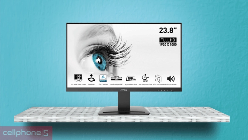 Màn hình MSI Pro MP243X - đáp ứng mọi nhu cầu về làm việc và giải trí
