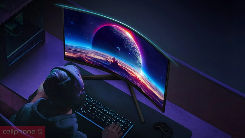 Thiết kế màn hình Samsung ODYSSEY G5 LS27CG552 27 inch Thiết kế màn hình Samsung ODYSSEY G5 LS27CG552 27 inch