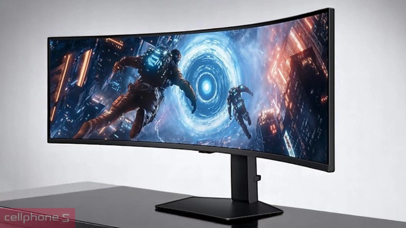 Màn hình Gaming Samsung Odyssey G9 G91F LS49FG912EEXXV 49 inch – Tần số quét siêu tốc, chiến game mượt mà