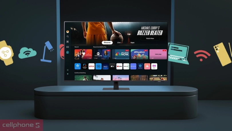 Màn hình thông minh Samsung LS43DM702 43 inch - Làm việc, giải trí gói gọn trong một thiết bị