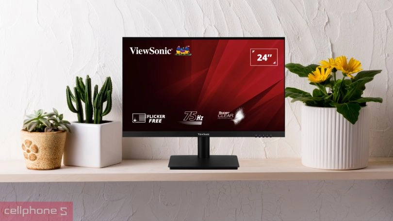 Chất lượng màn hình 75hz Viewsonic VA2406-H 24 inch
