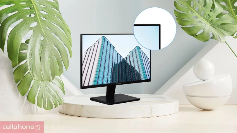 màn hình Viewsonic VA2715-H 27 inch sở hữu thiết kế viền mỏng không giới hạn
