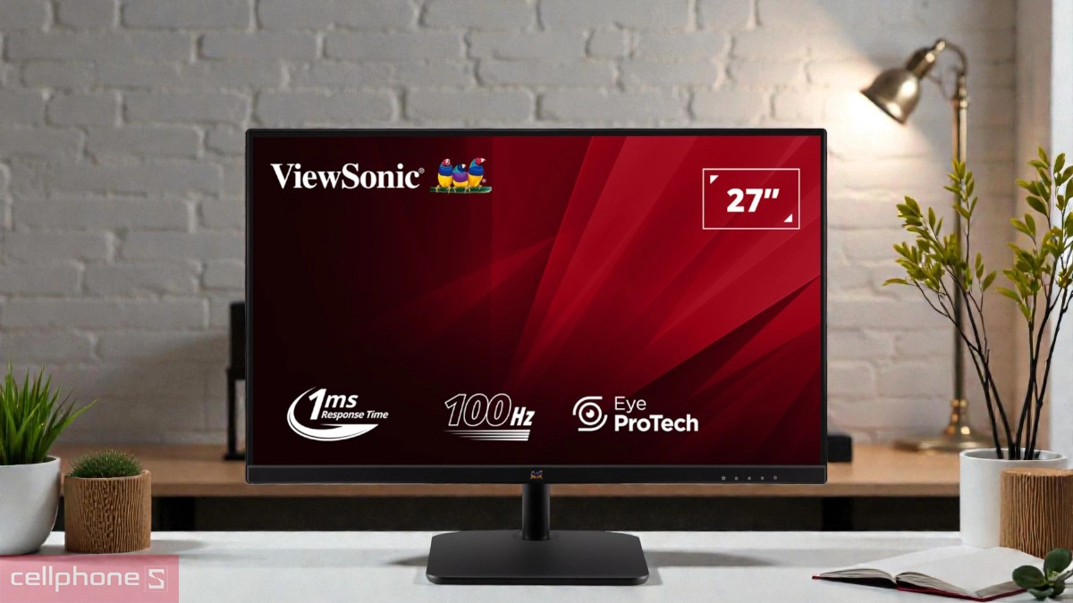 Màn hình ViewSonic VA2732-H-2 27 inch – Giải pháp phù hợp cho văn phòng