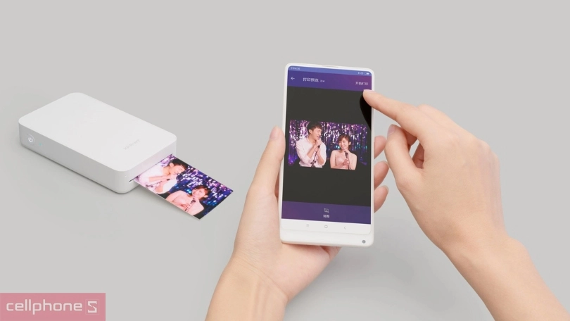 Máy in ảnh mini cầm tay không dây