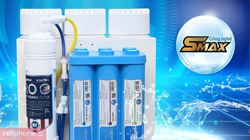 máy lọc nước Karofi sở hữu công nghệ Smax độc quyền