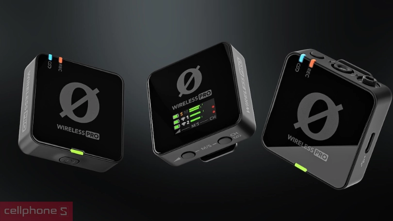 Microphone không dây Rode Pro Wireless - Chất lượng ghi âm nguyên bản, dung lượng Pin lớn