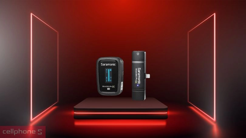 Microphone Saramonic Blink 500 Prox B3 - Dung lượng pin lớn và thời gian sử dụng đến 60 giờ