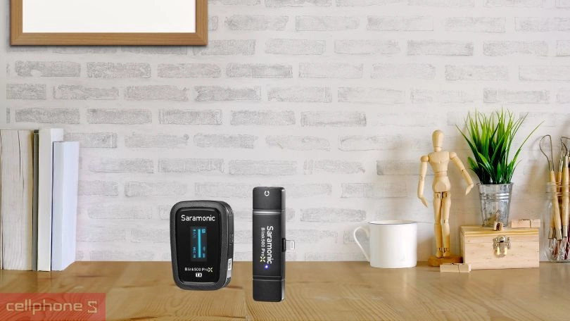 Microphone Saramonic Blink 500 Prox B3 - Dung lượng pin lớn và thời gian sử dụng đến 60 giờ