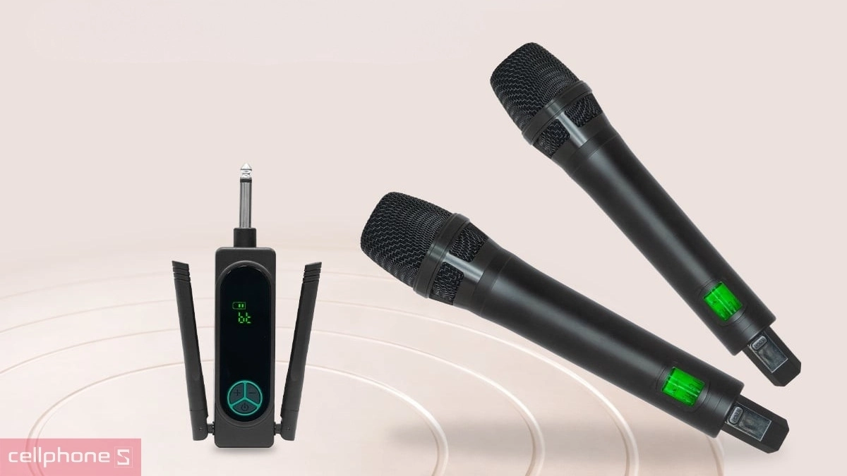 Micro không dây Acnos Mi30X - Xử lý âm thanh chuyên nghiệp