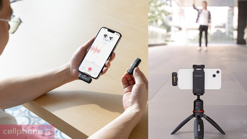 Microphone thu âm Boya không dây By-WM3T2-D1