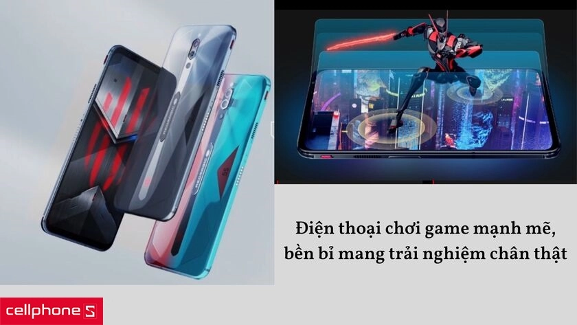 Điện thoại chơi game mạnh mẽ, bền bỉ mang trải nghiệm chân thật