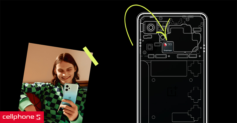 Chipset Snapdragon mạnh mẽ, tiết kiệm năng lượng