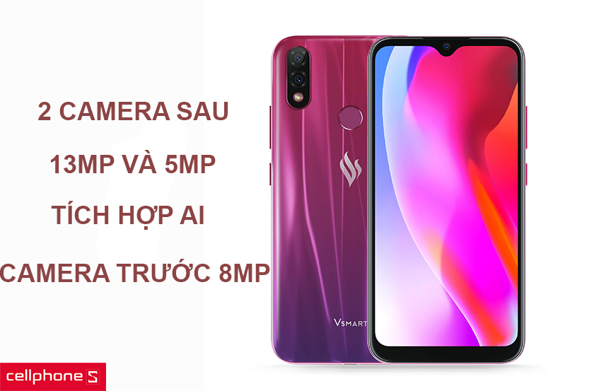 Cụm camera xóa phông đầy ấn tượng với độ phân giải 18 MP