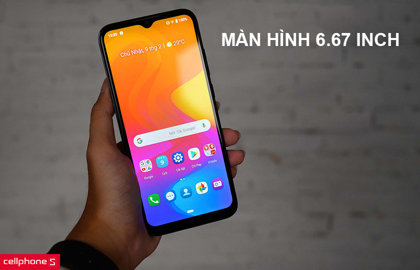 màn hình 6.67 inch
