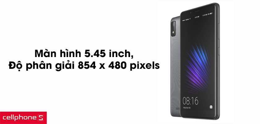 Màn hình 5.45 inch cho không gian hiển thị lớn