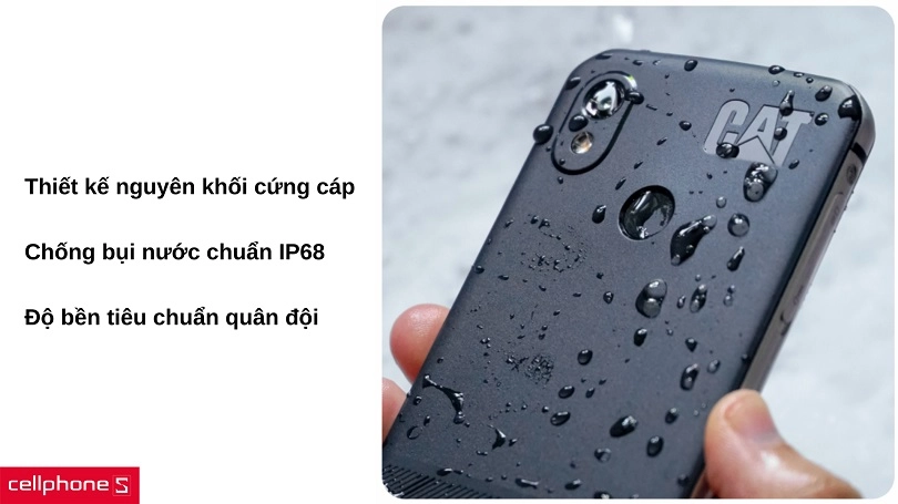 Siêu bền vững với chuẩn bền quân đội và IP68