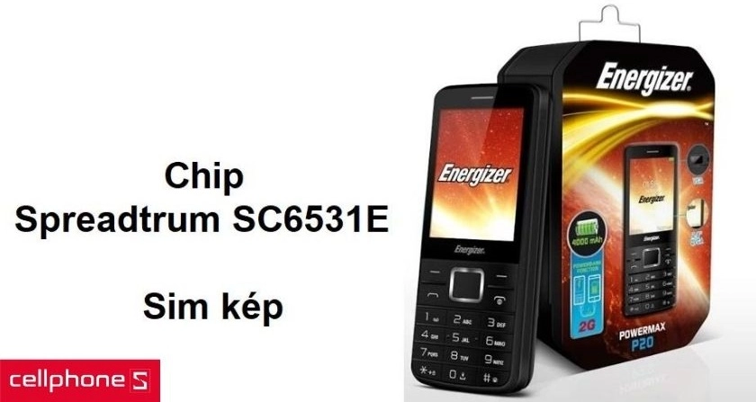 Sở hữu chip Spreadtrum SC6531E và trang bị sim kép