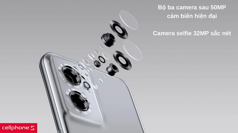 Camera ba ống kính đến 50 MP ấn tượng và bắt mắt